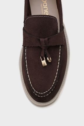 کفش لوفر قهوه ای زنانه چرم مصنوعی Capone Outfitters - کد 903132312