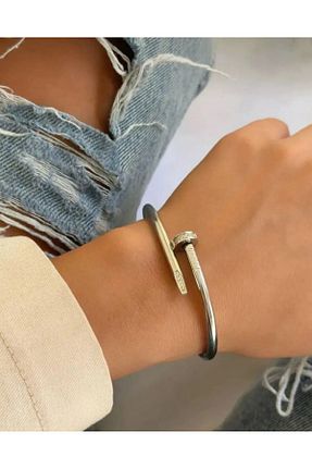 دستبند استیل (فولاد) بنفش زنانه استیل ضد زنگ İNN JEWELLERY - کد 933648189