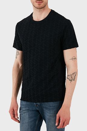 تیشرت مشکی مردانه رگولار Emporio Armani - کد 933643677