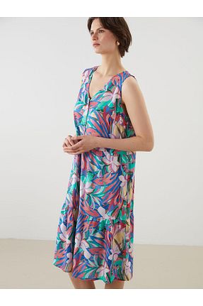 لباس سبز زنانه بافتنی LC Waikiki - کد 933052538