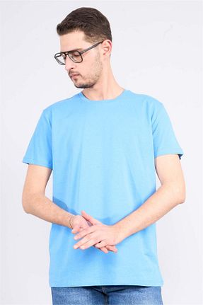 تیشرت آبی مردانه رگولار Mentality - کد 933059621