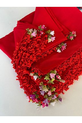 روسری قرمز پلی استر GÜNBATILI - کد 933056621