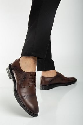 کفش کلاسیک قهوه ای مردانه چرم خالص lavishoes - کد 933064519