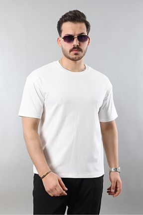 تیشرت نباتی مردانه اورسایز STOCX - کد 933058392