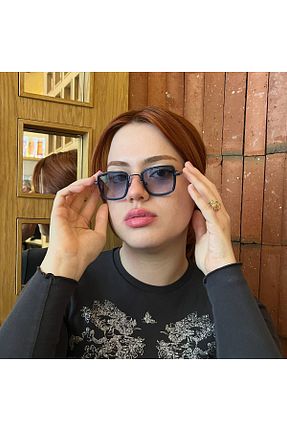 عینک آفتابی سرمه ای زنانه 46 NOYZZ - کد 933077467