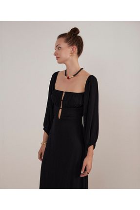 لباس مشکی زنانه بافتنی Yargıcı - کد 754369177