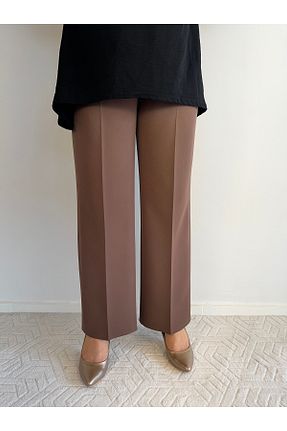 شلوار قهوه ای زنانه بافتنی Taşpınar Butik - کد 859225288