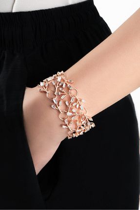 دستبند نقره صورتی زنانه 925 عیار So Chic - کد 933114515