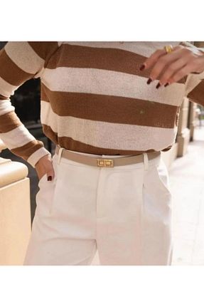 کمربند زنانه چرم مصنوعی Desre Moda - کد 933110055