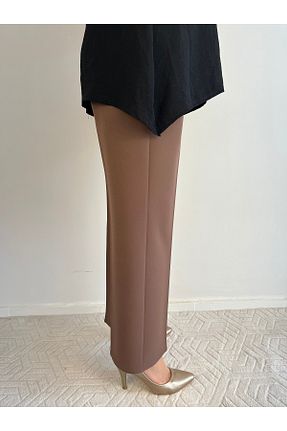 شلوار قهوه ای زنانه بافتنی Taşpınar Butik - کد 859225288