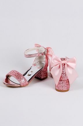 کفش مجلسی صورتی بچه گانه پارچه ای NS Little - کد 933127930