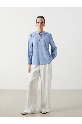 بلوز رنگی زنانه ساده LC Waikiki - کد 933136279