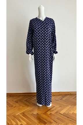 لباس حجاب سرمه ای زنانه سایز بزرگ GİZGİYİM - کد 933157355