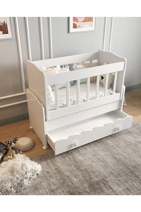 گهواره سفید چوب Aktehome - کد 88805447
