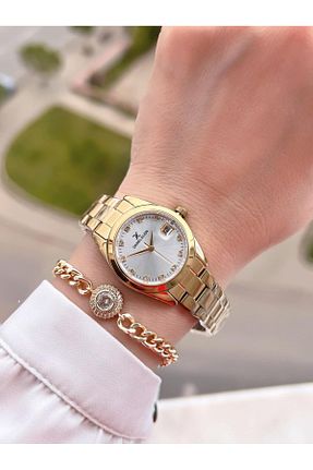 ساعت مچی طلائی زنانه 31-35 میلی متر Daniel Klein - کد 770292617