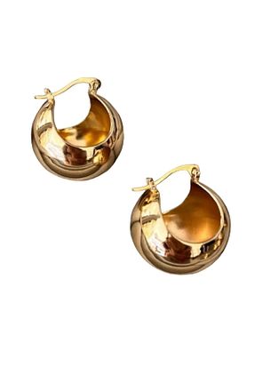 گوشواره جواهر طلائی روکش طلا MayellaDesign - کد 759936574