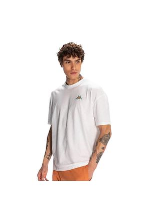تیشرت سفید مردانه رگولار Kappa - کد 806526627