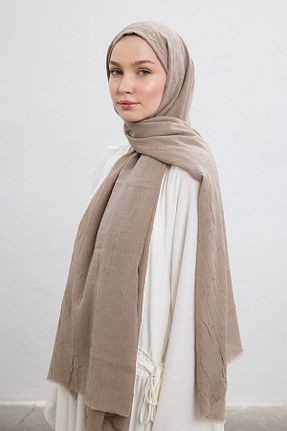 شال بژ زنانه Qef - کد 933190244