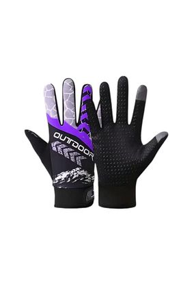 دستکش دوچرخه سواری بنفش Tex - کد 933189871