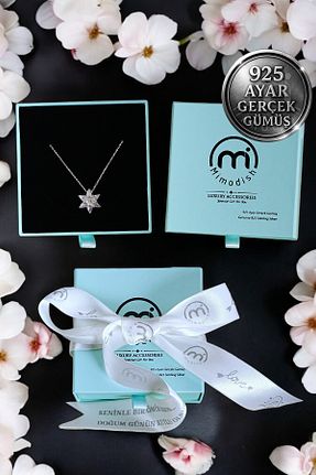 گردنبند نقره سفید زنانه 925 عیار Mimodish - کد 926312757