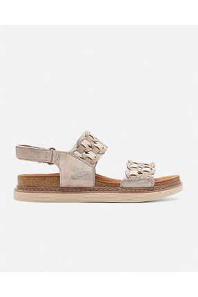 صندل بژ زنانه پاشنه کوتاه (1 - 4 سانتی متر) CLARKS - کد 929869808