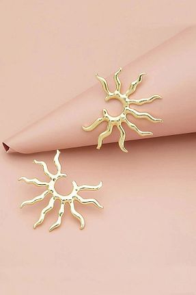 گوشواره جواهر طلائی میخ Genel Markalar - کد 236253658