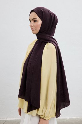 شال بنفش زنانه Qef - کد 933190223