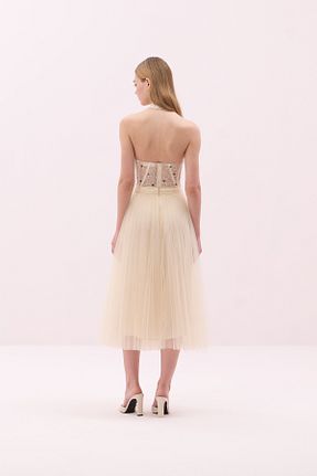 دامن بژ زنانه Roman - کد 933189785