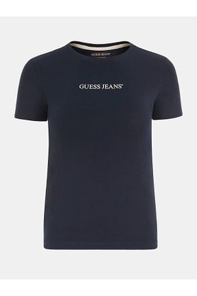 تیشرت سرمه ای زنانه اسلیم فیت Guess - کد 933201022