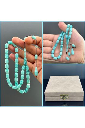 تسبیح فیروزه ای کهربا MİHMANDAR - کد 933206818