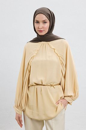 شال قهوه ای زنانه Qef - کد 933905276