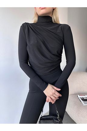 بلوز مشکی زنانه ساده peralist - کد 933210589