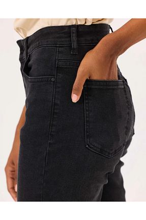 شلوار جین مشکی زنانه پاچه تنگ SEÇİL - کد 903791138