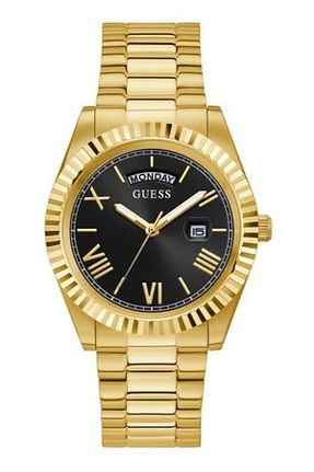ساعت مچی طلائی مردانه 42 میلی متر Guess - کد 368617199