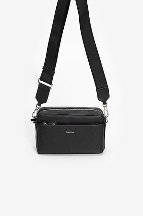 کیف دوشی مشکی زنانه چرم مصنوعی Calvin Klein - کد 883426552