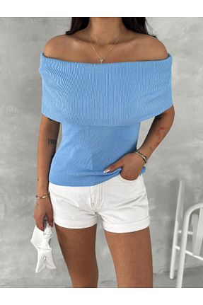 بلوز آبی زنانه ساده Fanori Woman - کد 933222721