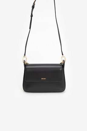 کیف دوشی مشکی زنانه چرم مصنوعی Dkny - کد 933213511