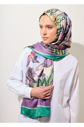 شال رنگی زنانه پلی استر Vera Boheme - کد 655283734