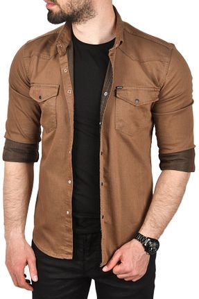 پیراهن مشکی مردانه اسلیم فیت DeepSea - کد 933234699