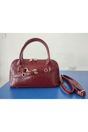کیف دستی زرشکی زنانه ابعاد کوچک AYDOĞDU TİCARET - کد 933262033