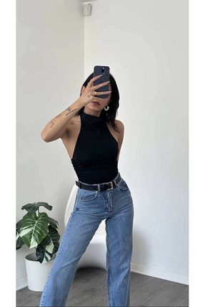 بلوز مشکی زنانه ساده Sudelim butik - کد 933264090