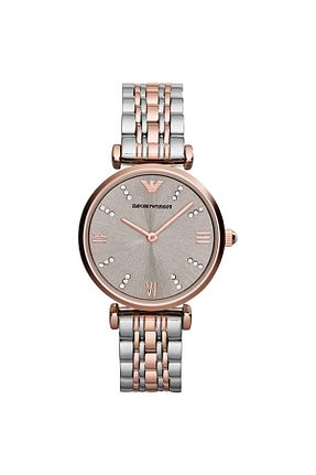 ساعت مچی طوسی زنانه 31-34 میلی متر Emporio Armani - کد 3249837