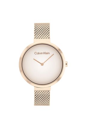 ساعت مچی صورتی زنانه 36-40 میلی متر Calvin Klein - کد 318912296