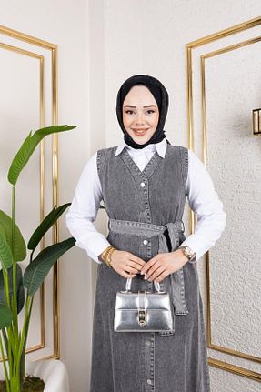 لباس حجاب مشکی زنانه رگولار HARMAN BUTİK - کد 927391721