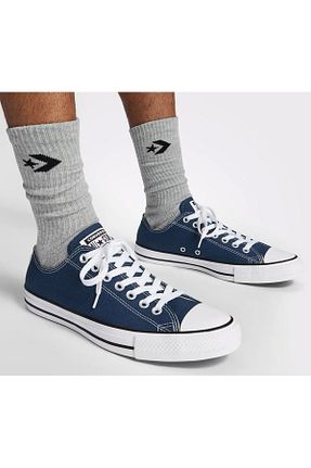 کفش اسنیکر سرمه ای زنانه بند دار Converse - کد 922975113