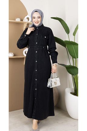 لباس حجاب مشکی زنانه رگولار HARMAN BUTİK - کد 898983590
