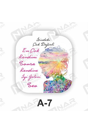 آینه سفید پلاستیک Nar Promosyon - کد 812797429