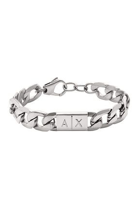 دستبند استیل (فولاد) متالیک مردانه استیل (فولاد) Armani Exchange - کد 808598738