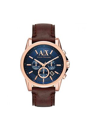 ساعت مچی قهوه ای مردانه 44 میلی متر Armani Exchange - کد 90427708