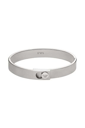 دستبند استیل (فولاد) متالیک مردانه استیل (فولاد) Emporio Armani - کد 808185473